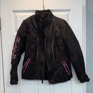 Harley-Davidson Black Jacket with Pink Details